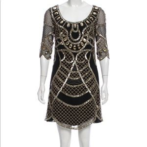 Stunning temperley London black embellished dress